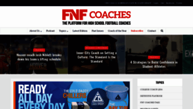 What Fnfcoaches.com website looked like in 2021 (3 years ago)