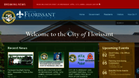 What Florissantmo.com website looked like in 2021 (3 years ago)