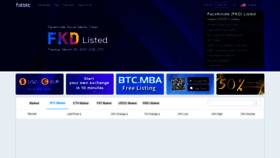 What Fatbtc.com website looked like in 2021 (3 years ago)