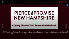 What Franklinpierce.edu website looked like in 2021 (3 years ago)