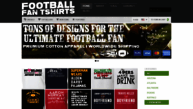 What Footballfantshirts.com website looked like in 2021 (3 years ago)