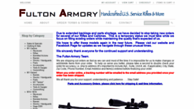 What Fulton-armory.com website looked like in 2021 (3 years ago)