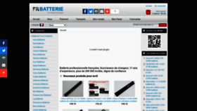 What Fr-batterie.com website looked like in 2021 (3 years ago)