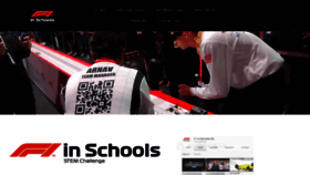 What F1inschools.com website looked like in 2021 (3 years ago)