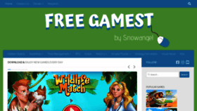 What Freegamest.com website looked like in 2021 (3 years ago)