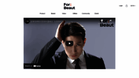 What Forbeaut.co.kr website looked like in 2021 (3 years ago)