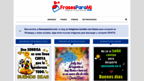 What Frasesparami.com website looked like in 2021 (3 years ago)