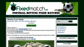 What Fixedmatch.cc website looked like in 2021 (3 years ago)
