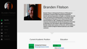 What Fitelson.org website looked like in 2021 (5 years ago)