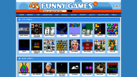 What Funnygames.co.uk website looked like in 2021 (3 years ago)