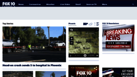 What Fox10phoenix.com website looked like in 2021 (3 years ago)