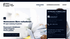 What Fkwadrat.pl website looked like in 2021 (3 years ago)