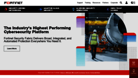What Fortinet.net website looked like in 2021 (4 years ago)