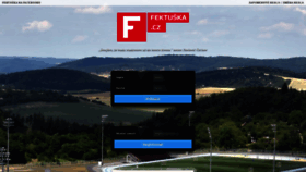 What Fektuska.cz website looked like in 2021 (3 years ago)