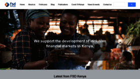 What Fsdkenya.org website looked like in 2021 (3 years ago)
