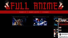 What Full-anime.fr website looked like in 2021 (3 years ago)