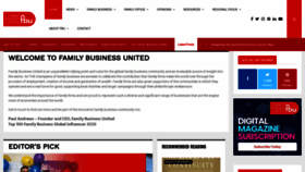 What Familybusinessunited.com website looked like in 2021 (3 years ago)