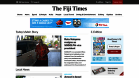 What Fijitimes.com.fj website looked like in 2021 (3 years ago)