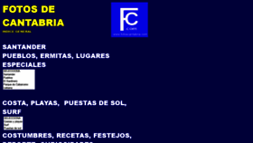 What Fotoscantabria.com website looked like in 2021 (3 years ago)