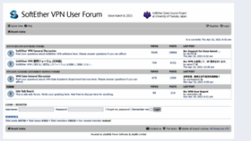 What Forum.vpngate.net website looked like in 2021 (3 years ago)