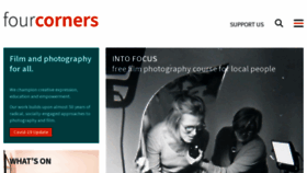 What Fourcornersfilm.co.uk website looked like in 2021 (3 years ago)