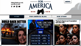 What Foramerica.org website looked like in 2021 (3 years ago)