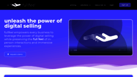 What Fullfeel.io website looked like in 2021 (3 years ago)