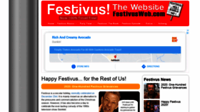 What Festivusweb.com website looked like in 2021 (3 years ago)