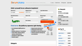 What Forumoteka.pl website looked like in 2021 (3 years ago)