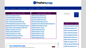 What Freshersgroup.com website looked like in 2021 (3 years ago)