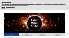 What Filmmusicsite.com website looked like in 2021 (3 years ago)