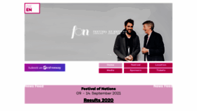 What Festival-of-nations.com website looked like in 2021 (4 years ago)