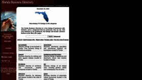 What Floridadirectory.biz website looked like in 2021 (2 years ago)