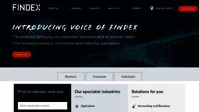 What Findex.com.au website looked like in 2021 (3 years ago)