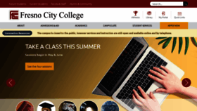 What Fresnocitycollege.edu website looked like in 2021 (3 years ago)