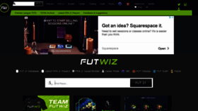 What Futwiz.com website looked like in 2021 (3 years ago)