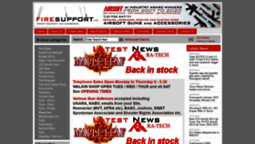 What Fire-support.co.uk website looked like in 2021 (3 years ago)
