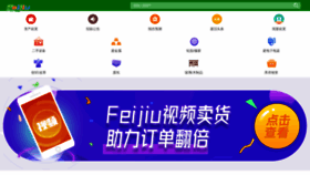 What Feijiu.net website looked like in 2021 (3 years ago)