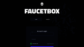 What Faucetbox.io website looked like in 2021 (3 years ago)