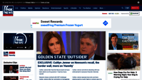 What Foxnews.com website looked like in 2021 (2 years ago)