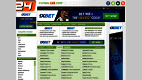 What Futbol24.com website looked like in 2021 (2 years ago)