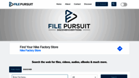 What Filepursuit.com website looked like in 2021 (3 years ago)