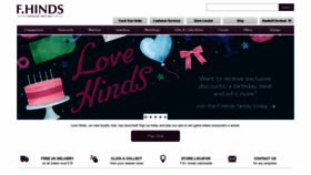 What Fhinds.co.uk website looked like in 2021 (2 years ago)