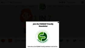 What Fodmapfriendly.com website looked like in 2021 (2 years ago)