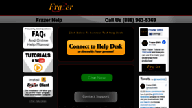 What Frazerhelp.com website looked like in 2021 (3 years ago)