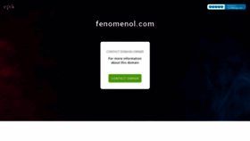 What Fenomenol.com website looked like in 2021 (2 years ago)