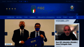 What Figc.it website looked like in 2021 (5 years ago)