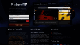 What Futurerp.net website looked like in 2021 (2 years ago)
