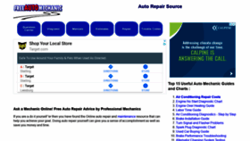 What Freeautomechanic.com website looked like in 2021 (2 years ago)