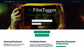 What Filmtagger.com website looked like in 2021 (2 years ago)